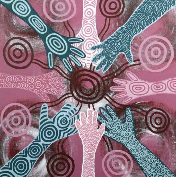 Coming together and respecting difference artwork
